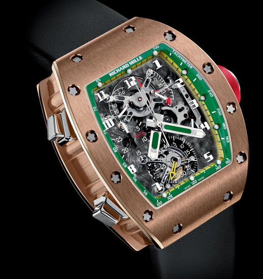 Richard Mille RM 008 replica watch RM 008 Felipe Massa Red Gold